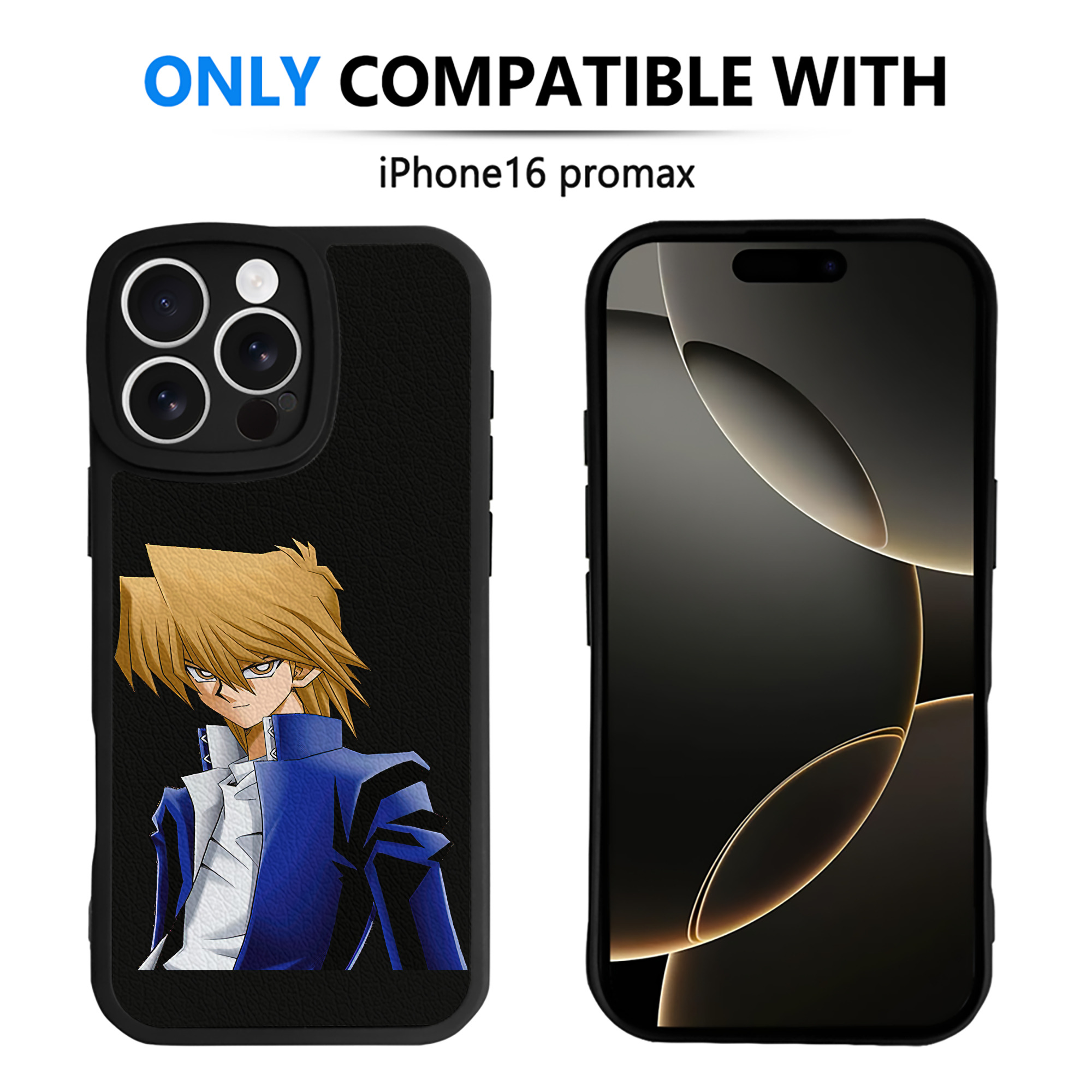 遊☆戯☆王 Yu-Gi-Oh! 【iPhone 16シリーズ対応】シリコンスマホケース（レザー調） 材質：シリコン